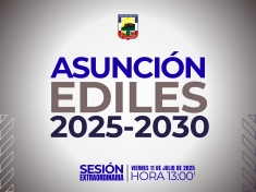 Toma de posesión del cuerpo de ediles para el período legislativo 2025-2030.